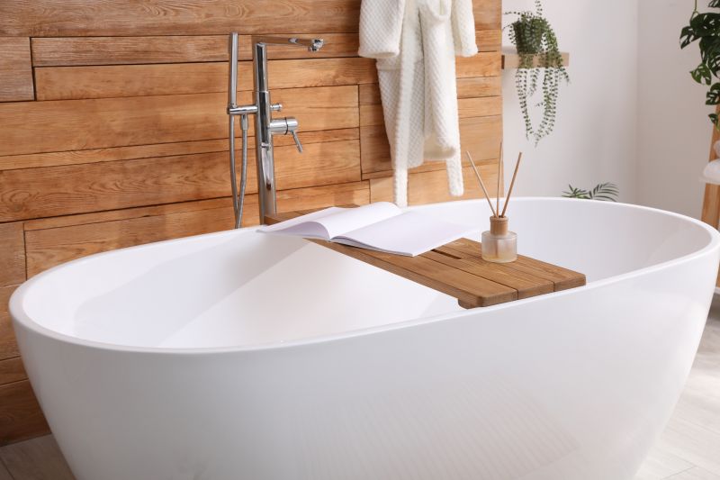 Rustic Wooden Bathtub